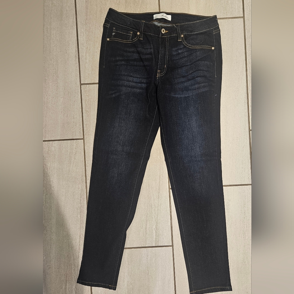 Kancan Dark Wash Skinny Jean Size 13/31